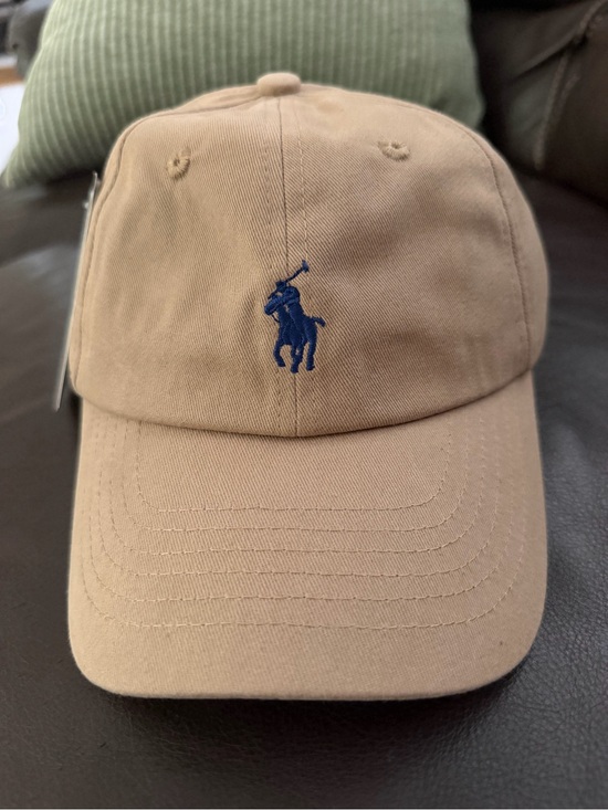 Ralph Lauren Other - Ralph Lauren Polo Cap in Khaki with Navy Logo